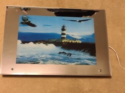 Light mirror wall - art, that